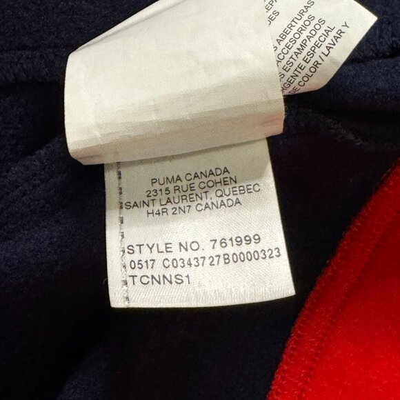 Puma BMW Motorsport Blue Fleece Jacket Size Small - Picture 5 of 7